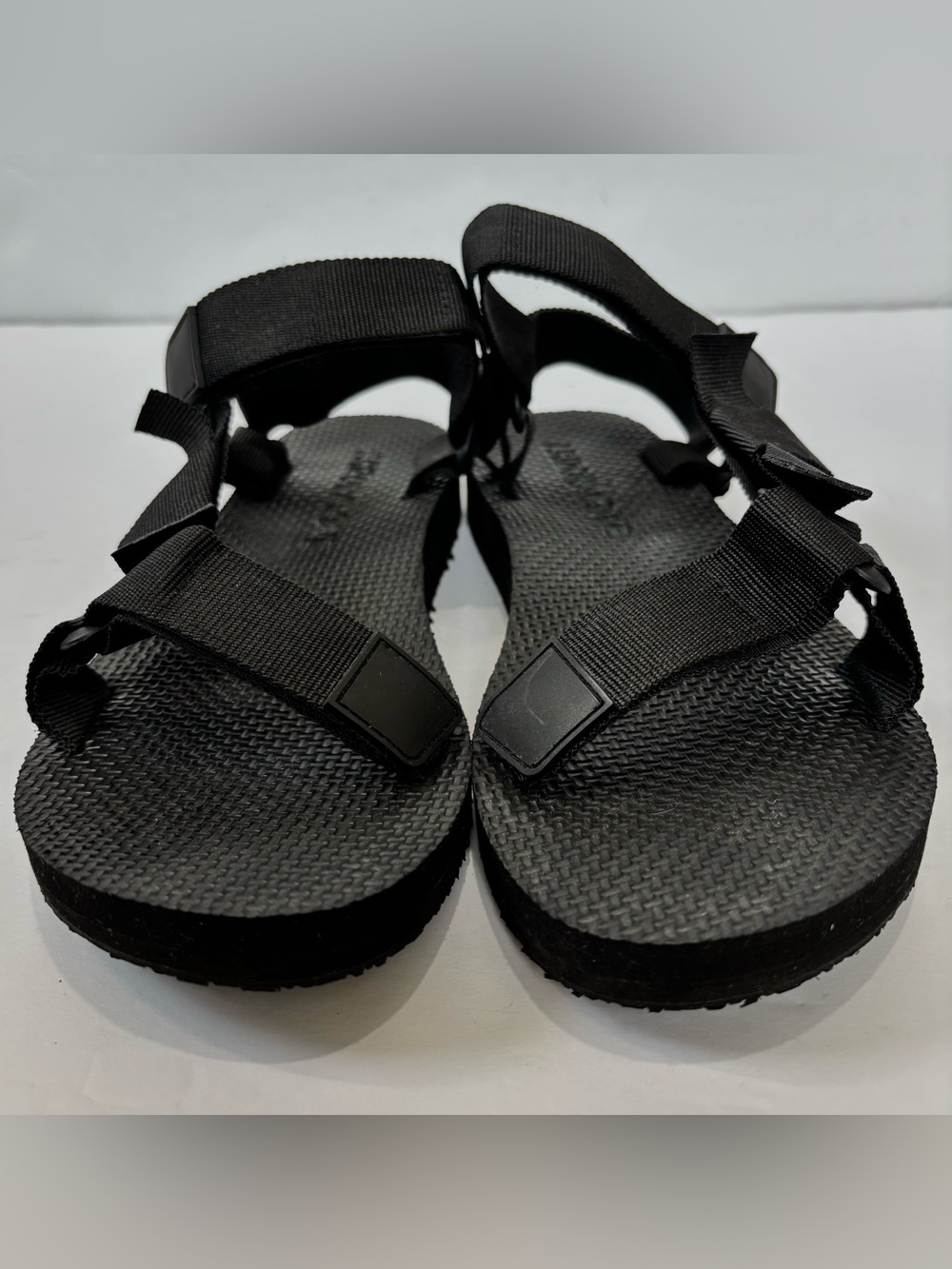 NEW Arizona Love Womens 7.5 Black Ankle Strap Slingbacks Outdoor Hiking Sandals - Picture 6 of 15
